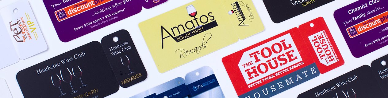 Custom plastic member cards for business